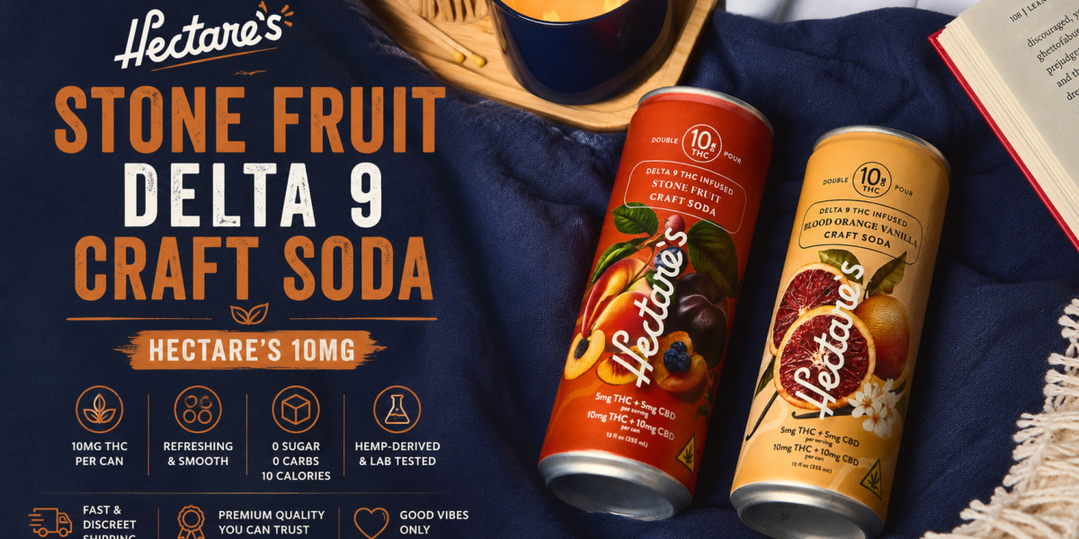 Stone Fruit THC Soda: A Premium Delta 9 Craft Soda from Hectares