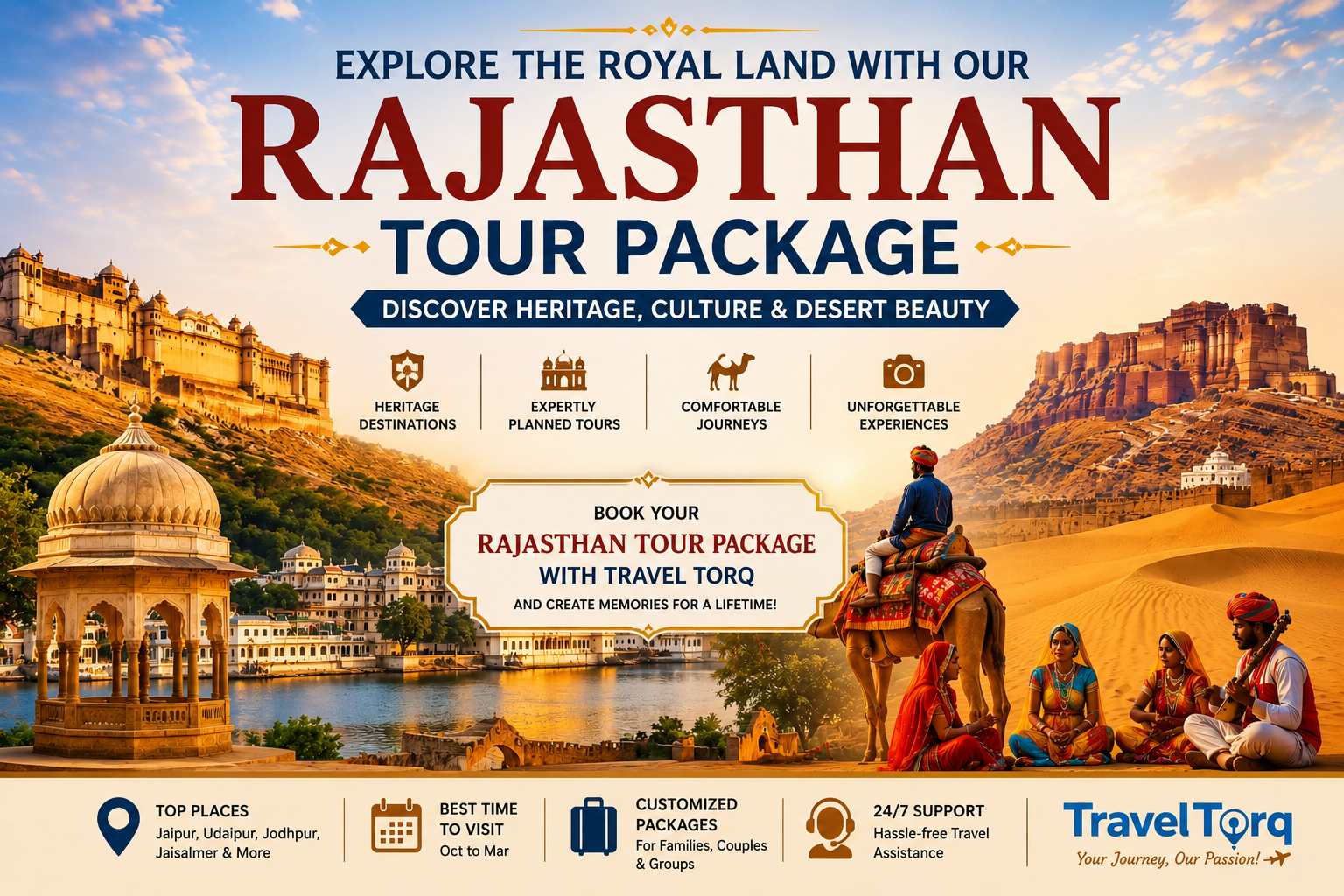 Rajasthan Tour Package: Exclusive Tours in Rajasthan | Travel Torq